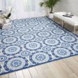 Waverly Sun N Shade SND16 Navy Contemporary Power-Loomed Rug Sale