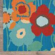 Waverly Sun N Shade SND27 Bluebell Contemporary Power-Loomed Rug Online now