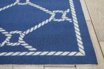 Waverly Sun N Shade SND41 Navy Contemporary Power-Loomed Rug Sale