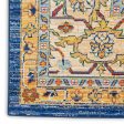 Nourison Home Majestic MST02 Denim Blue Traditional Loom-Woven Rug on Sale