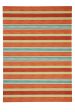 Waverly Sun N Shade SND71 Orange Contemporary Power-Loomed Rug For Discount