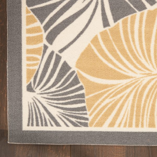 Waverly Sun N Shade SND87 Grey Contemporary Power-Loomed Rug Supply