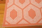 Waverly Sun N Shade SND26 Tangerine Contemporary Power-Loomed Rug Cheap