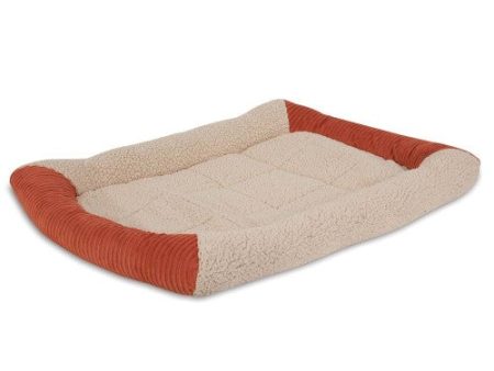 Aspen Self Warming Bolster Dog Mat Barn Red, Cream, 1 Each 20.5 in X 14 in by San Francisco Bay Brand Hot on Sale