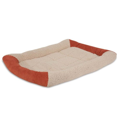 Aspen Self Warming Bolster Dog Mat Barn Red, Cream, 1 Each 20.5 in X 14 in by San Francisco Bay Brand Hot on Sale