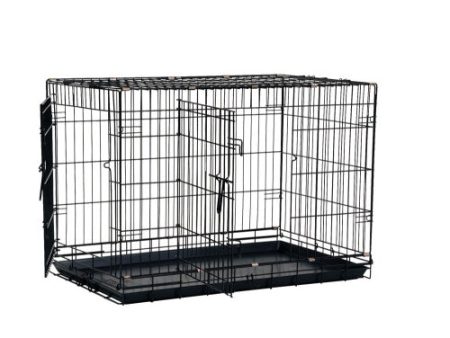 Precision Pet Products 2 Door Great Crate for Dog Black, 1 Each 30 in by San Francisco Bay Brand Supply