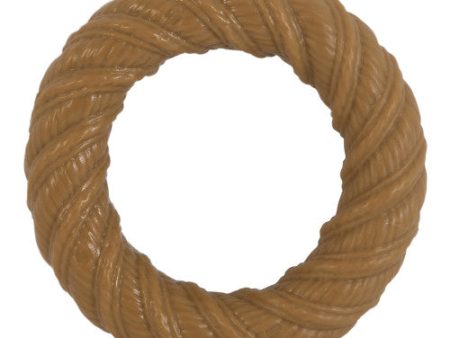 Pet Qwerks Barkbone Natural Instincts Nylon Chew Ring Dog Toy Peanut Butter, 1 Each Small by San Francisco Bay Brand Sale