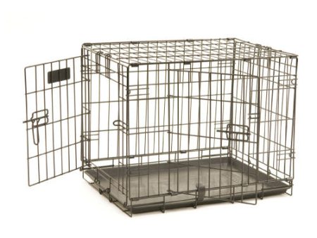 Precision Pet Products ProValu 2 Door Wire Dog Crate Black, 1 Each 48 in by San Francisco Bay Brand Online Hot Sale