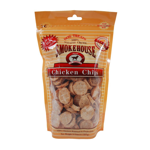 Smokehouse Chicken Chips Dog Treat 1 Each SM, 8 Oz by Smokehouse Hot on Sale