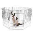 Precision Pet Products Exercise Pen Silver, 1 Each 36 in by San Francisco Bay Brand For Discount