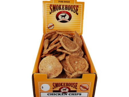 Smokehouse Chicken Chips Dog Treat 100Each LG, 100 Count (Count of 100) by Smokehouse For Discount