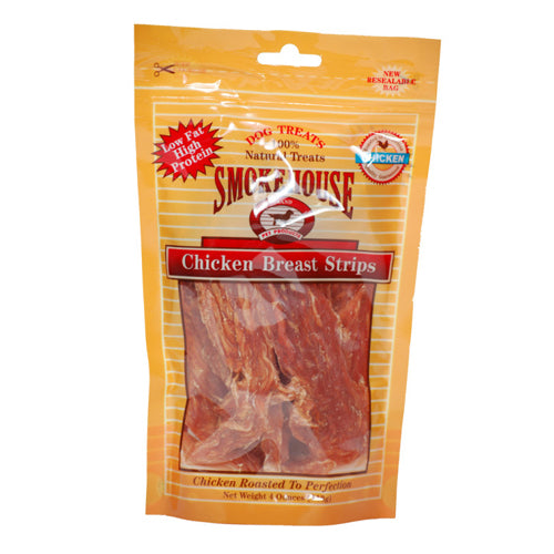 Smokehouse Chicken Breast Strips Dog Treat 1 Each 4 Oz by Smokehouse Online now