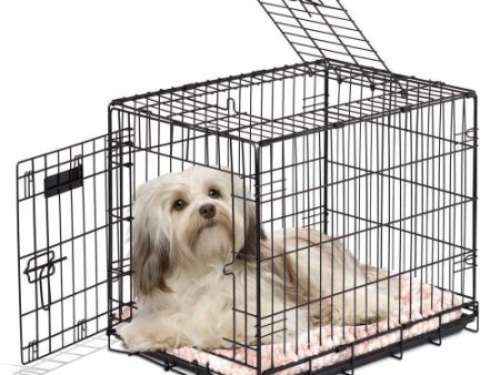 Precision Pet Products 2 Door Great Crate for Dog Black, 1 Each 24 in by San Francisco Bay Brand Fashion