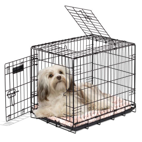 Precision Pet Products 2 Door Great Crate for Dog Black, 1 Each 24 in by San Francisco Bay Brand Fashion