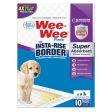 Four Paws Wee-Wee Pads with Insta-Rise® Border - Dog Pee Pads Insta-Rise Border, 1 Each 10 Count by Four Paws Cheap