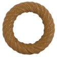 Pet Qwerks Barkbone Natural Instincts Nylon Chew Ring Dog Toy Peanut Butter, 1 Each Medium by San Francisco Bay Brand Discount