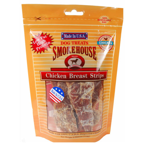 Smokehouse USA Made Chicken Strips Dog Treat 1 Each 4 Oz by Smokehouse For Cheap