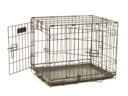 Precision Pet Products ProValu 2 Door Wire Dog Crate Black, 1 Each 30 in by San Francisco Bay Brand Cheap