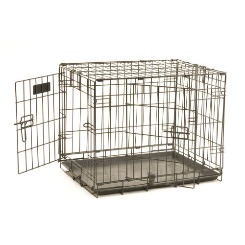 Precision Pet Products ProValu 2 Door Wire Dog Crate Black, 1 Each 30 in by San Francisco Bay Brand Cheap