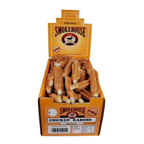 Smokehouse Chicken Kabobs Dog Treats 70ea Display, 70 Count (Count of 70) by Smokehouse For Discount