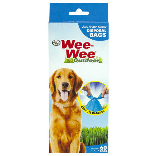 Four Paws Wee-Wee Scented Dog Waste Bags Waste Bags, 1 Each 60 Count by Four Paws Cheap