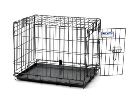 Precision Pet Products ProValu 1 Door Wire Dog Crate Black, 1 Each 48 in by San Francisco Bay Brand Hot on Sale