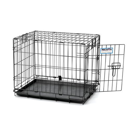 Precision Pet Products ProValu 1 Door Wire Dog Crate Black, 1 Each 48 in by San Francisco Bay Brand Hot on Sale