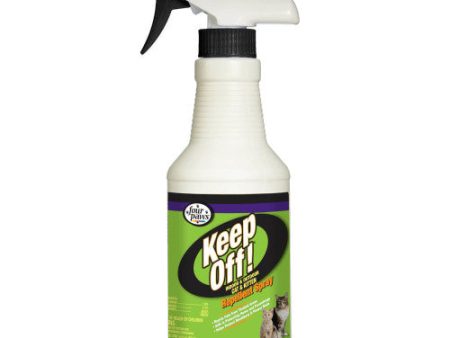 Four Paws Keep Off! Cat Repellent Spray Outdoors & Indoor Cat, 1 Each 16 Oz by Four Paws For Discount