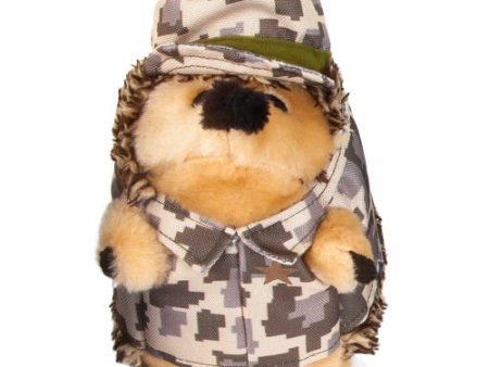 ZOOBILEE Army Heggies Plush Dog Toy Multi-Color, 1 Each One Size by San Francisco Bay Brand Cheap