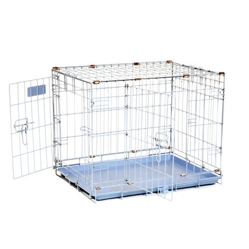 Precision Pet Products ProValu Dog Crate 2000 2 Door Blue, 1 Each 24 in by San Francisco Bay Brand Hot on Sale