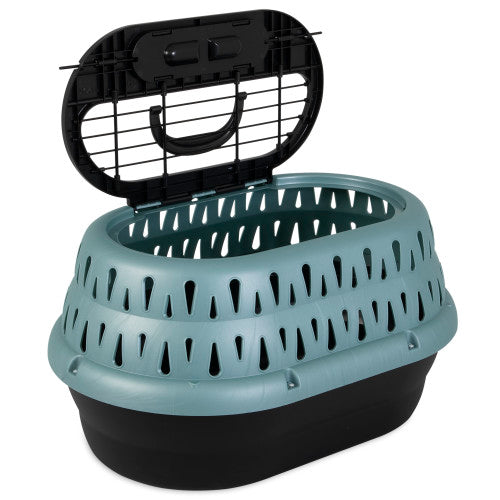 Petmate Top Load Cat Kennel Green Frost, 1 Each 19 in by Petmate Cheap